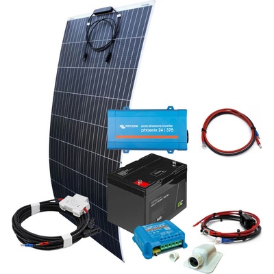 Ecoprodukt ostrovní systém 190Wp 12V 60Ah pro lodě