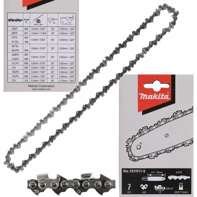 Makita pilový řetěz 35cm 1,3mm .050" 3/8" LP 52čl 191H11-5