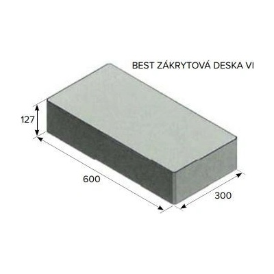 BEST ZÁKRYTOVÁ DESKA VI pro MAESTRA výška 127mm antracitová STANDARD