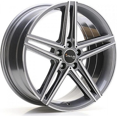 Avus Racing AC-515 7,5x17 5x112 ET45 anthracite polished – Hledejceny.cz
