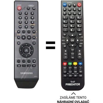Dálkový ovladač Predátor Samsung DVD-P181 – Hledejceny.cz