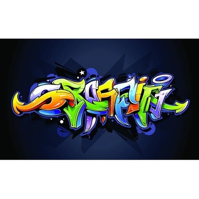 Preinterier FT3565 Fototapeta na stenu Nápis grafity vlies 152cm x 104cm