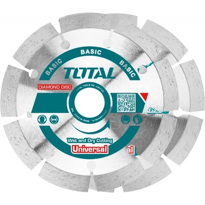 Total Kotúč diamantový rezný segmentový 115 × 22,2 mm TAC21111532