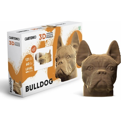 Cartonic 3D PUZZLE BULLDOG 131 ks