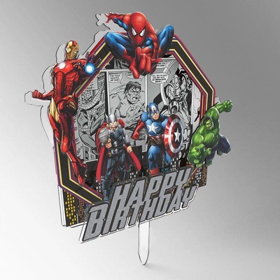 Zápich do dortu Avengers Cakesicq