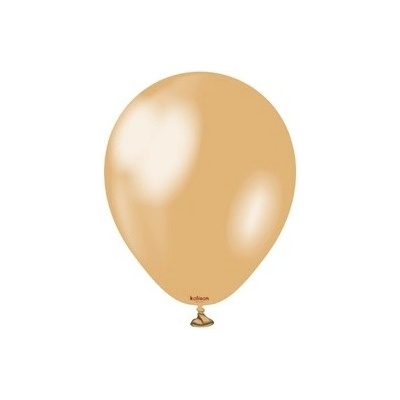 Kalisan Balloons Balonky metalické zlaté, Metallic Gold 13 cm 5"