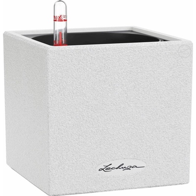 Lechuza Květináč Canto Stone 14 bílý 135 x 140 x 140 mm