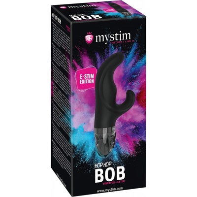 Mystim Hop Hop Bob Estim Vibrator Black