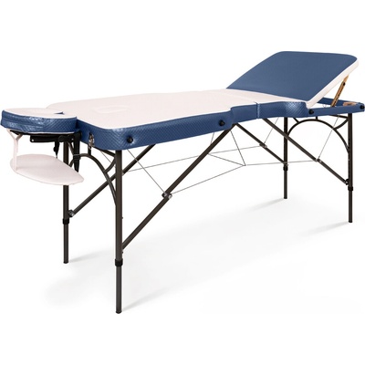 Tandem Profi A3D Contour Duo Skladací masážny stôl Farba: bielo-modrá 187*70 cm | 15,7 kg | 4 farby