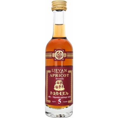 Ijevan Apricot Brandy 5y 40% 0,05 l (holá láhev)