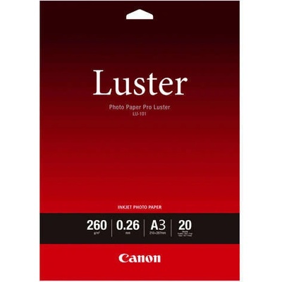 CANON LU-101 Luster, A3 fotopapír, 20 ks, 260g/ m 6211B007