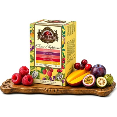 Basilur Fruit Infusions Assorted Vol. III. přebal gastro 20 ks