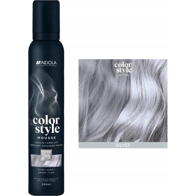 Schwarzkopf Indola Color Style Mousse Silver 200 ml