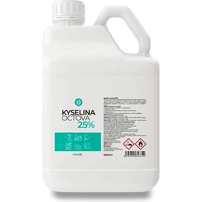 Nanolab Kyselina octová 25% 5 l