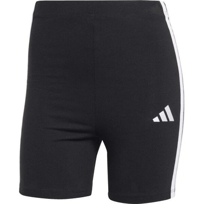 adidas 3-stripes Single Jersey Shorts dámské volnočasové černá