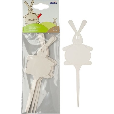 Menovka zapichovacie ZAJAC plastová 18cm 5ks
