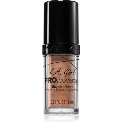 L.A. Girl Cosmetics PRO. Coverage rozjasňujúci tekutý make-up Natural 28 ml