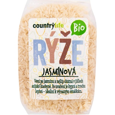 Country Life Jasmínová rýže STŘEDNĚZRNNÁ Bio 0,5 kg