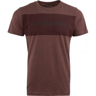 Alpine Pro triko ZEBARO MTSA862 hnědá