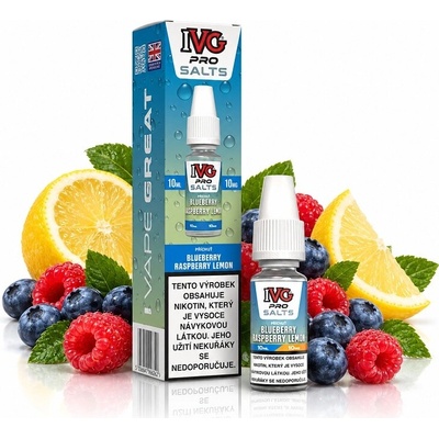 IVG Pro Salts Blueberry Raspberry Lemon 10 ml 10 mg