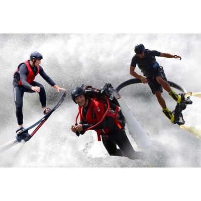 Adrenalinový nářez 3v1 75 min Flyboard Hoverboard Jetpack