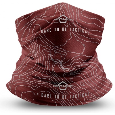 Skiron Topographic Pentagon červená