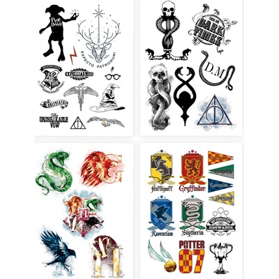 Sada tetovaček Harry Potter 35 ks