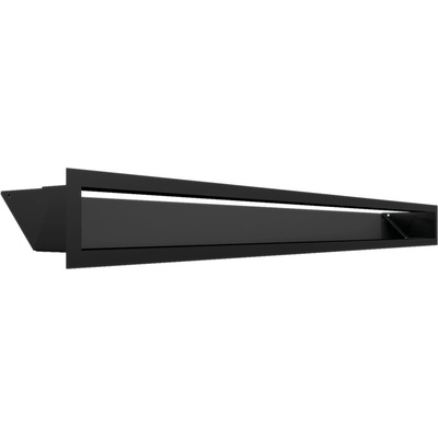 Kratki Mriežka LUFT 90 x 1000 mm čierna 45S SF - plytká