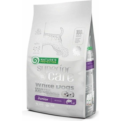 Nature's Protection Dog Superior Care White Dog GF Junior Salmon 1,5 kg