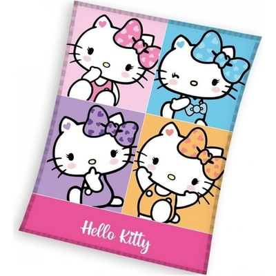 Carbotex Coral fleece deka Hello Kitty motív Portréty
