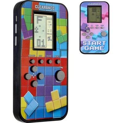 Hra retro digitální Tetris Brick Game mobil padající kostky na baterie Zvuk 2 barvy – Hledejceny.cz