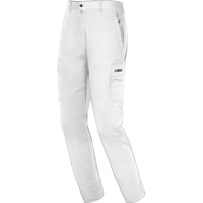 ISSA LINE 8038 Easy Stretch pracovné nohavice biela