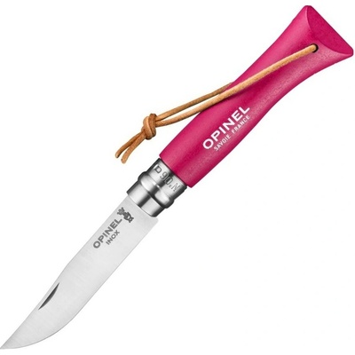 Opinel N°06 BUSHWACKER 7 cm, malinová, habrové drevo
