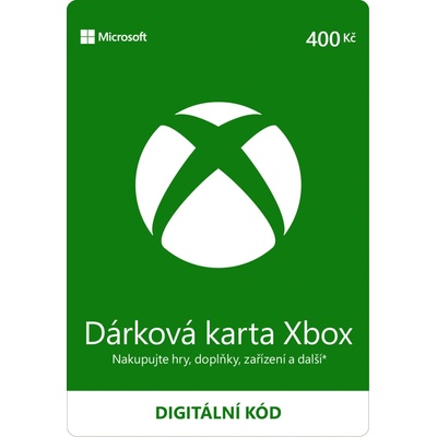 Microsoft Xbox Live dárková karta 400 Kč – Hledejceny.cz