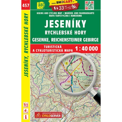 Jeseníky a Rychlebské hory 1:40 000