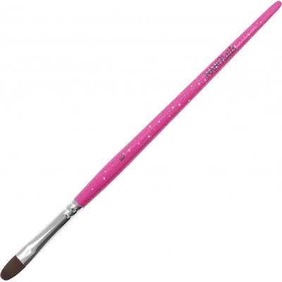 NANI štětec na gel kočičí jazýček 8 Glitter Pink
