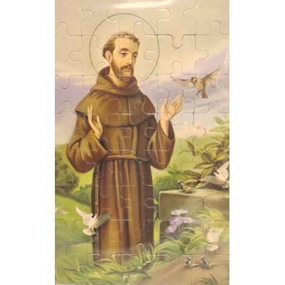 Karmelitánské nakladatelství Puzzle - Svatý František z Assisi 13 x 20 cm – Hledejceny.cz