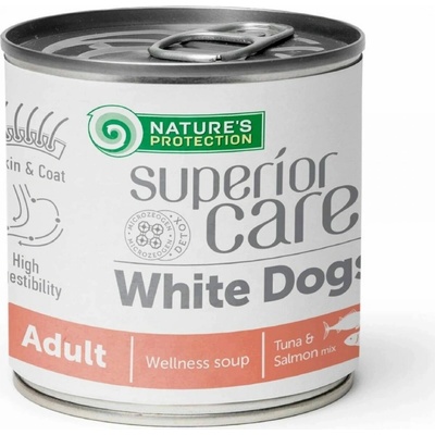 Nature's Protection Dog Soup Superior Care Adult White Salmon&Tuna 140 ml