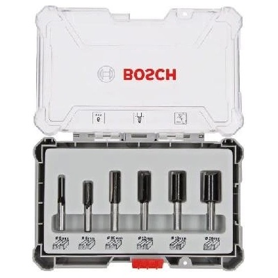 Bosch 6dílná sada frézovacích bitů 2607017466