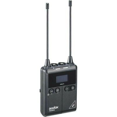 Godox WmicS1 bezdrôtový prijímač pre mikrofónny systém UHF RX