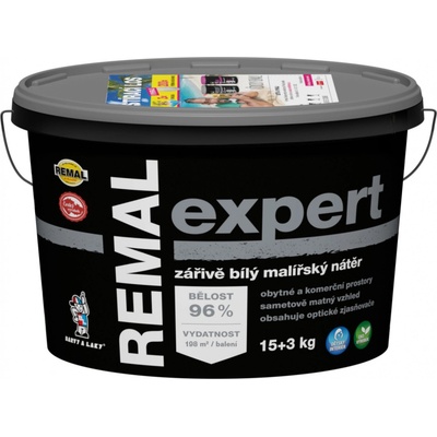 REMAL Expert 1kg, interiérová biela farba