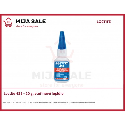 LOCTITE 431 vteřinové lepidlo 20 g – Hledejceny.cz