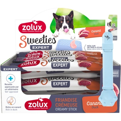 Zolux Pochoutka pes SWEETIES kachní krém. tyčinka 14 g
