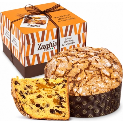 Zaghis Panettone s marhuľami a slaným karamelom 750 g