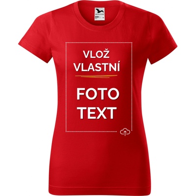 Dámské tričko s potiskem Červená – Hledejceny.cz
