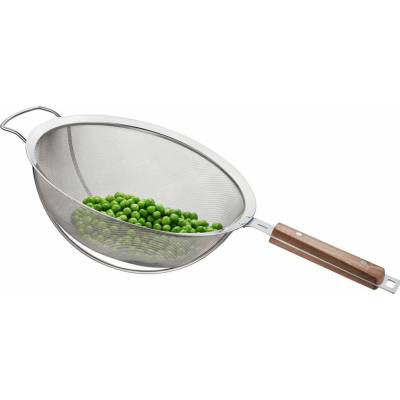 GEFU Sítko s dřevěnou rukojetí PASSO, 24 cm