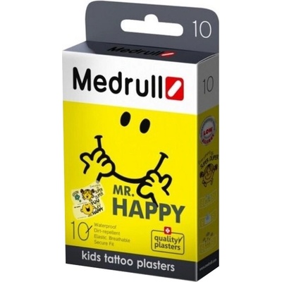 PHOENIX Náplast Kids Mr. Happy tetovací 10 ks
