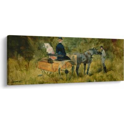 Obraz - Henri de Toulouse-Lautrec, The Trap, reprodukcia, jednodielne 145x58 cm