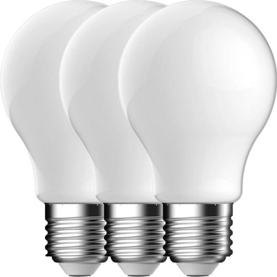 Nordlux LED žárovka E27 8,5W 4000K 3ks bílá LED žárovky sklo