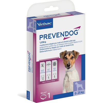 Prevendog obojok pre malé a stredné psy 60 cm